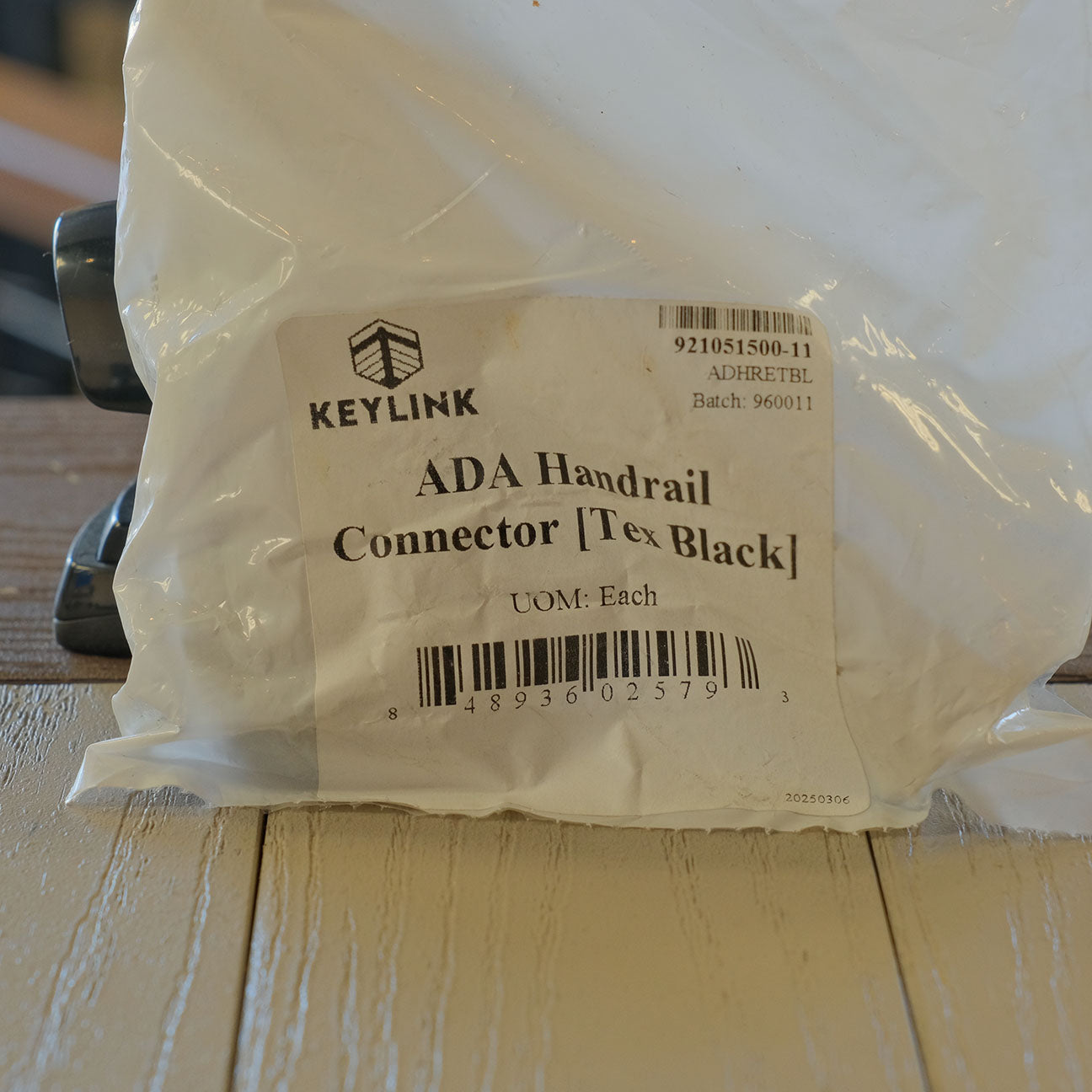 KeyLink ADA Handrail Connector in Packaging includes ring