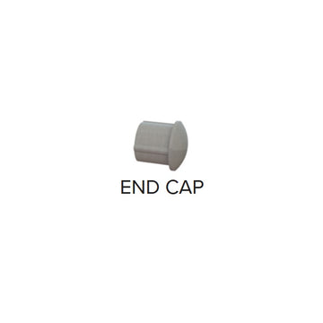 KeyLink ADA Handrail End Cap Fits into the hollow portion of the handrail for a finished look, when "return" brackets are not used.