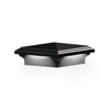 KeyLink Low Voltage down lighted post cap with a pyramid top