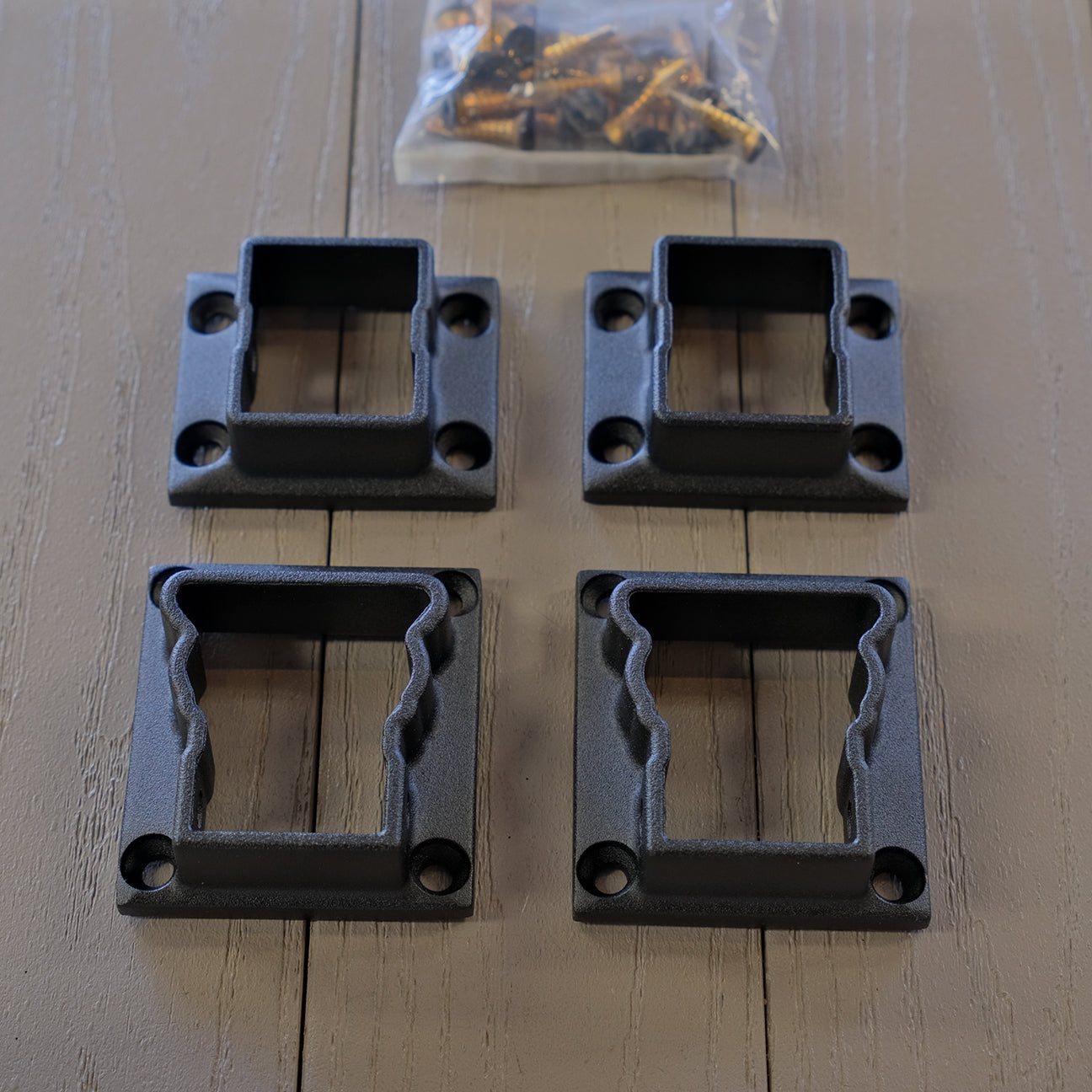 KeyLink American Level Rail Bracket Kit 4 pack with screws