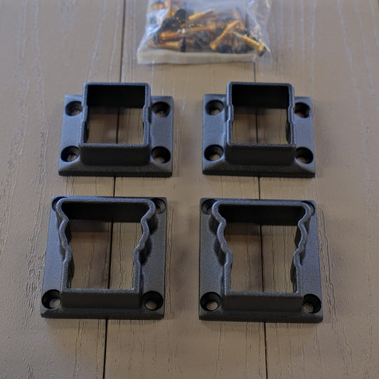 KeyLink American Level Rail Bracket Kit 4 pack with screws