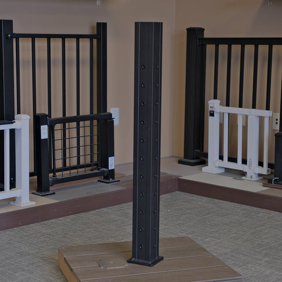 KeyLink 3.25 inch Horizontal Cable Surface mount post