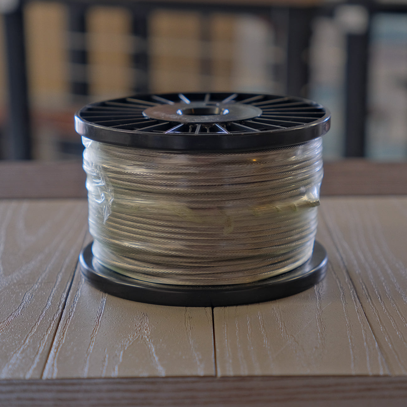 KeyLink Spool of Cable 250' KeyLink Stainless Silver Cable Reel