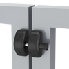 Side Pull Magna Latch without lock and key for non-lockable black gates