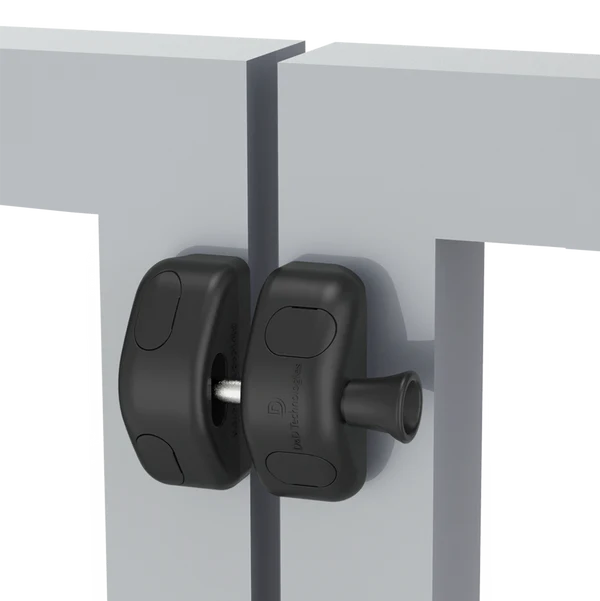 Side Pull Magna Latch without lock and key for non-lockable black gates