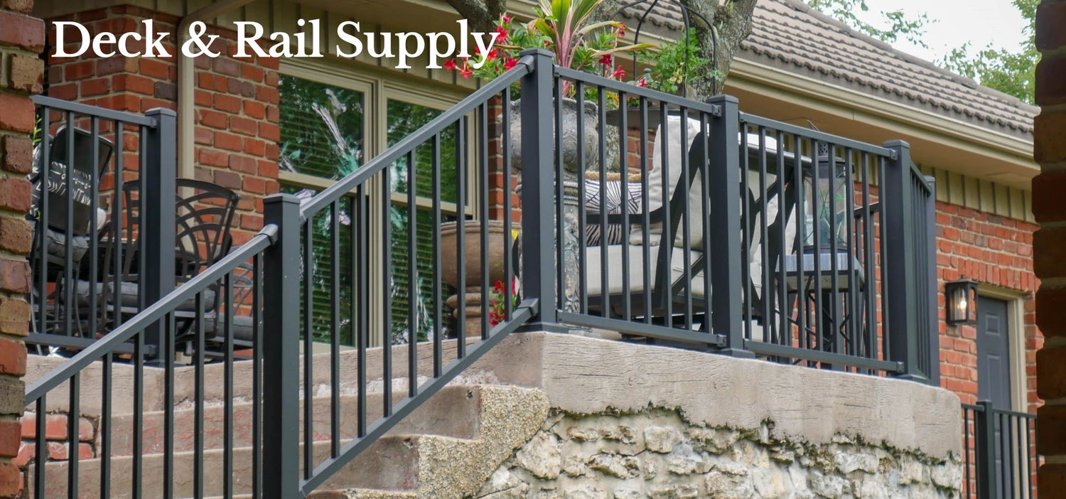 Railing is easy with help from Deck & Rail Supply who gives assistance to all customers who need railing