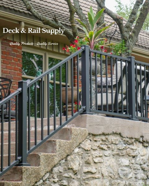 Railing is easy with help from Deck & Rail Supply who gives assistance to all customers who need railing