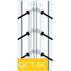 Single Corner Double Termination Post Kit Profile