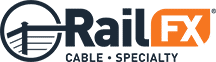Rail FX Cable Specialty brand logo rail manufacture of aluminum and cable rail components