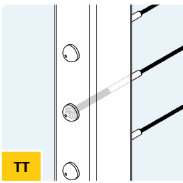 Threaded Terminal Level Termination Post Kit | Modern