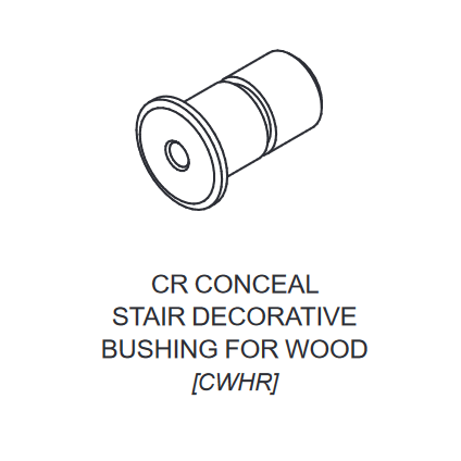 Conceal Stair Dec. Bushing for Wood CWHR