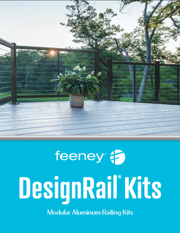 Download the designrail kits brochure and learn about posts rails and cable in kits system of designrail by feeney