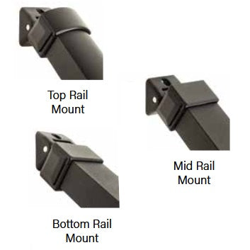 Stair angle Swivel bracket kit for ramp rail and non typical stair angle ranges