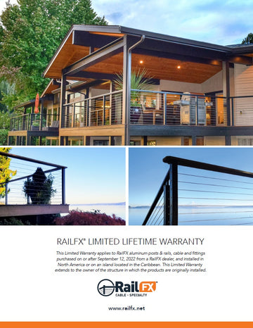 Warranty information for railfx limited lifetime warranty