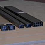Westbury Tuscany C10 Profile and 4' Rail Kit Contents in package with tuscany c10 top rail, tuscany bottom rail, Vertical Balusters, and rail bracket Hardware.