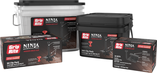 Grip Rite Ninja Deck Clip Sizes and profile options