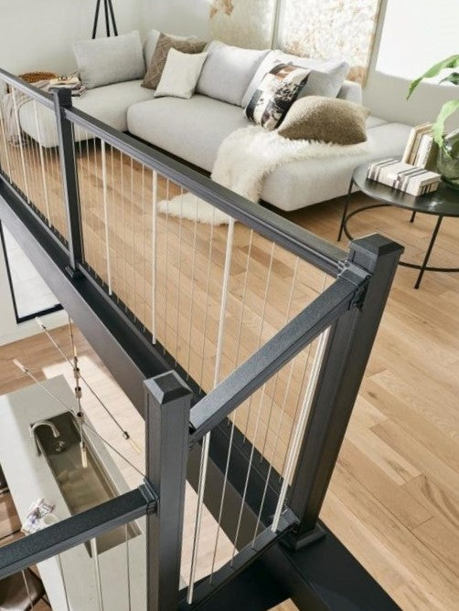 Keylink Vertical Cable Railing Cable Railing Systems | Best Cable Rail Collections – Deck & Rail Supply