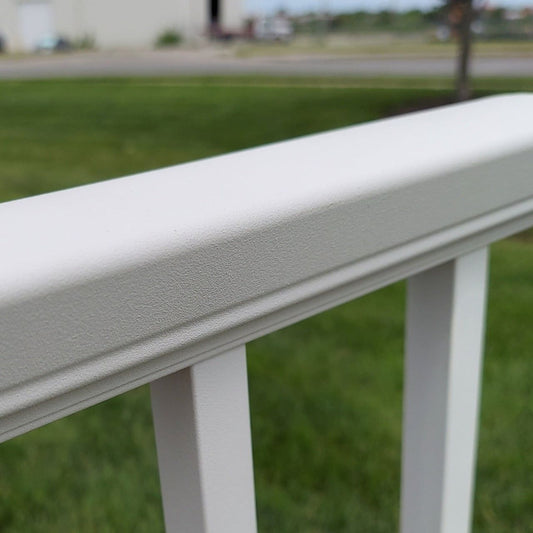 Close up of DekPro Dream White Rail