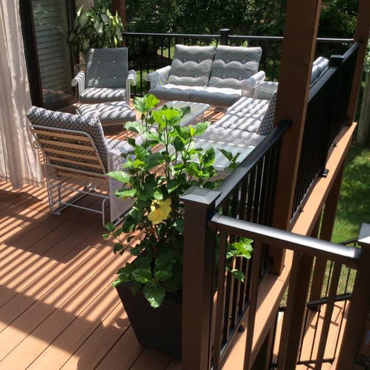 Deck With DekPro Prestige and cedar tones