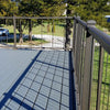 Cable Rail on back deck using vertical cables and aluminum rail 36" Rail Kits verticable c80