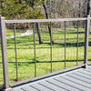 Level Bronze Rail Kit 36 in VertiCable pre-strung wire railing vertical gives an amazing view