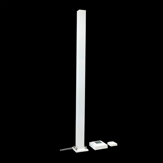 White Stair Post Westbury 2-in x 2-in Tall Post with cap and flair