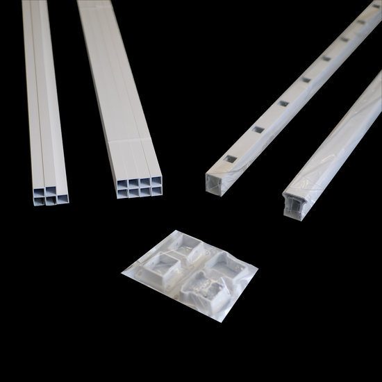 Advantage 5 ft. rail kit level rail comes with brackets, rails, and balusters