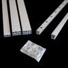 Advantage 7 foot level rail kit in textured white has brackets and balusters included, all aluminum