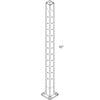 42 inch level single corner post kit turns cable at the post