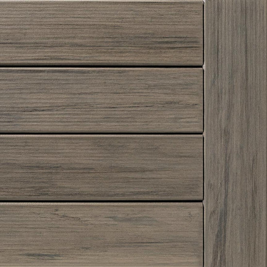 Ashwood top deck profile view grain scrapped grooved top pattern looks great and blends in