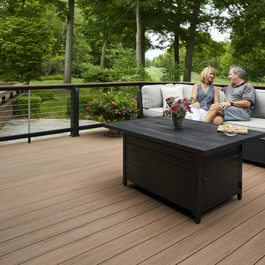 English walnut deck looks line natural hardwood decking by azek in vintage collection