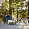Silver Maple deck blends in with nature as a natural tone composite deck