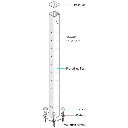 Classic SC Single Corner Level Post Kit