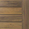 Tigerwood decking profile has the most color variance and changes from a light tan to a medium brown, tigerwood legacy decking looks the part and more like real wood that some real wood.