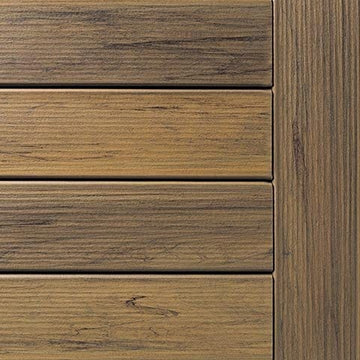Tigerwood decking profile has the most color variance and changes from a light tan to a medium brown, tigerwood legacy decking looks the part and more like real wood that some real wood.